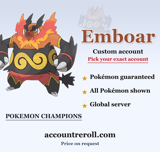Emboar Pokemon Champions Custom Account
