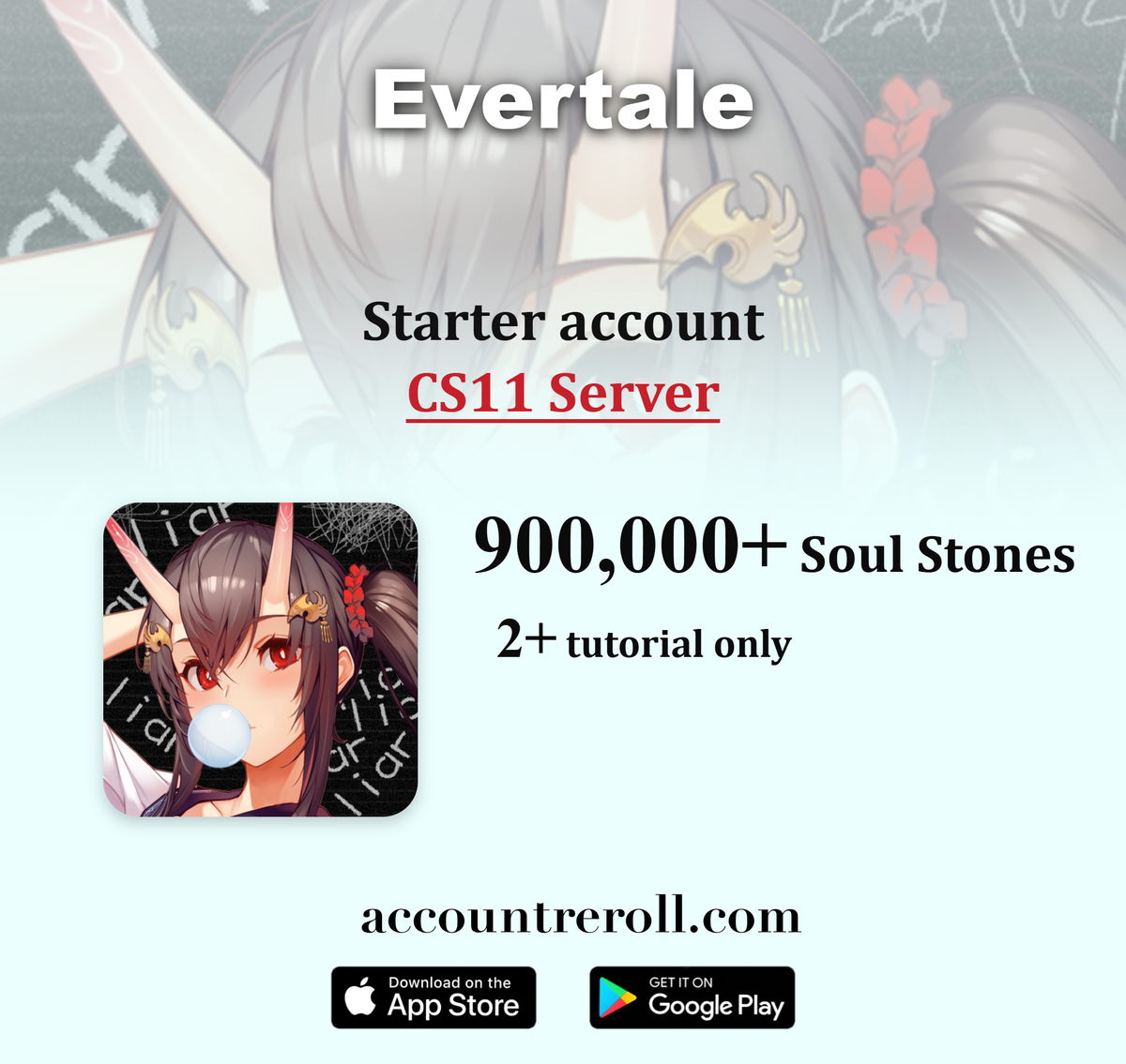 Evertale Starter Account [CS11]