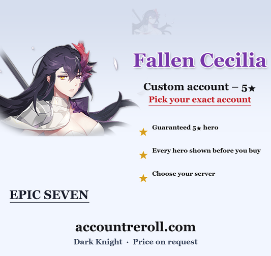 Fallen Cecilia Epic Seven Custom Account