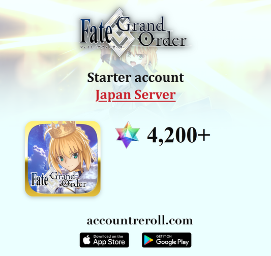 Fate/Grand Order Starter Account with Limited Servants [Japan]