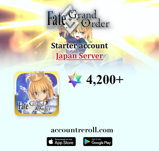 Fate/Grand Order Starter Account with Limited Servants [Japan]