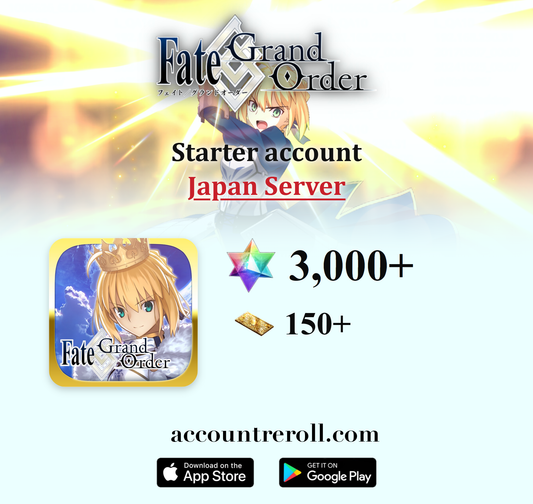 Fate/Grand Order Starter Account with Saint Quartz [Japan]