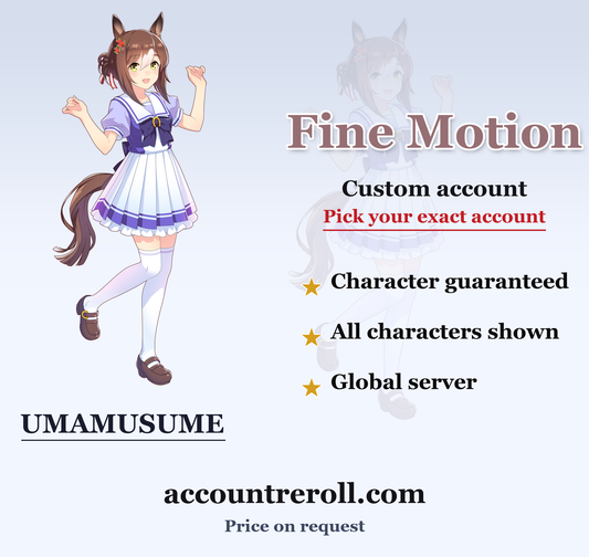 Fine Motion Umamusume Custom Account