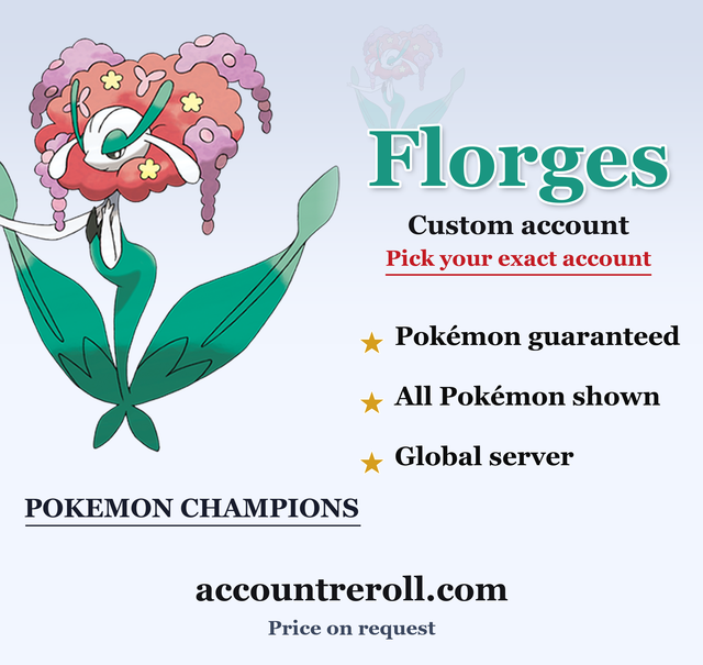 Florges Pokemon Champions Custom Account