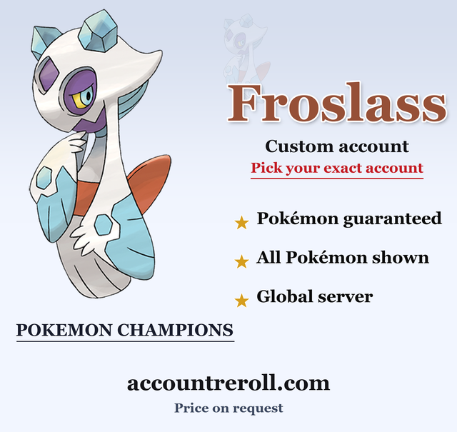 Froslass Pokemon Champions Custom Account
