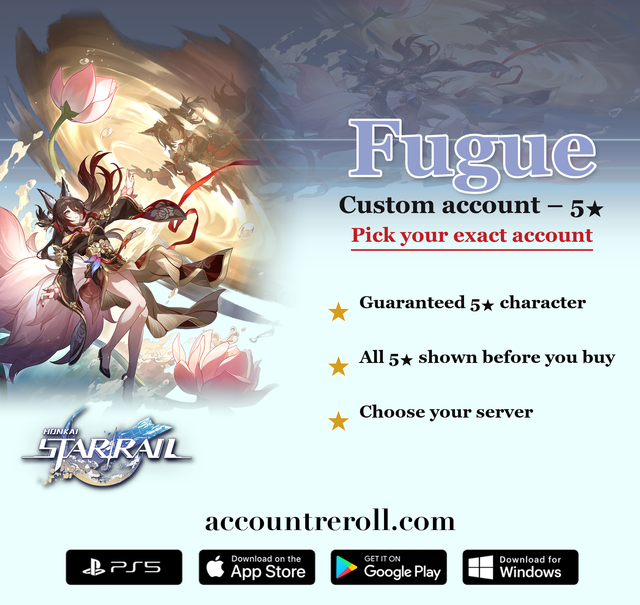 Fugue Honkai Star Rail Custom Account