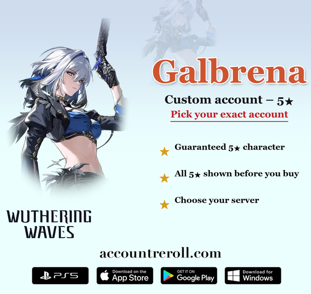 Galbrena Wuthering Waves Custom Account