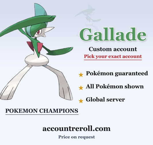 Gallade Pokemon Champions Custom Account