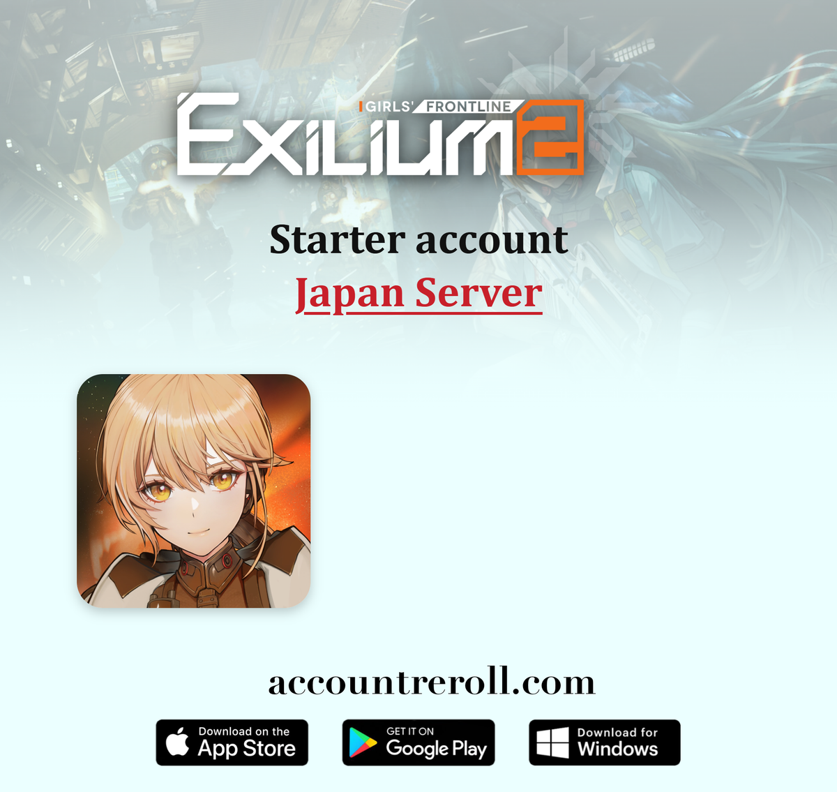 Girls' Frontline 2: Exilium Starter Account with Elite T-Doll [Japan]