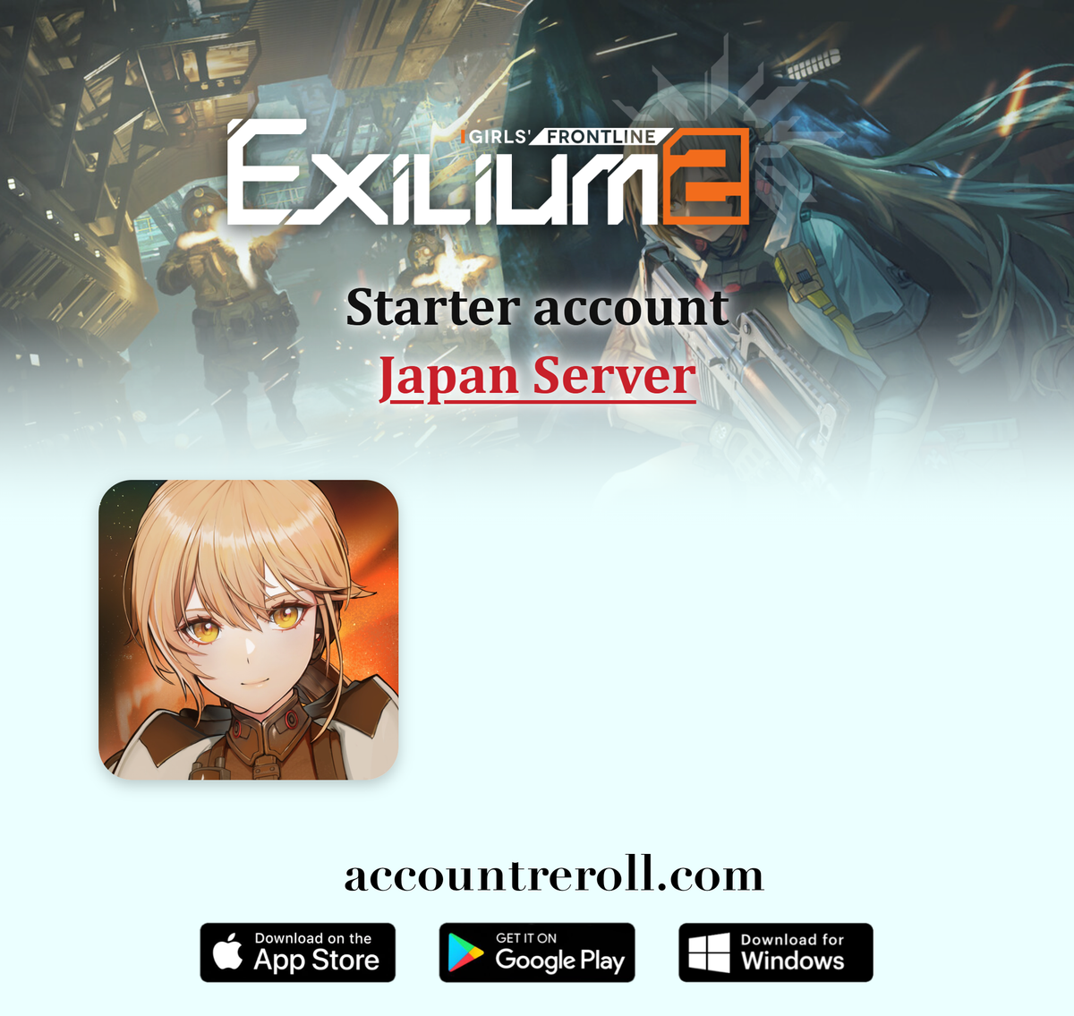 Girls' Frontline 2: Exilium Starter Account with Elite T-Doll [Japan]