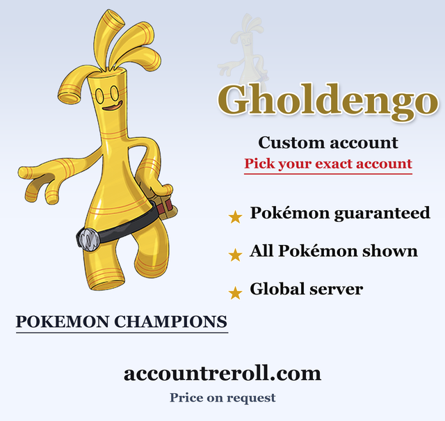 Gholdengo Pokemon Champions Custom Account