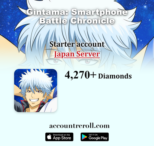 Gintama: Smartphone Battle Chronicle Starter Account with SSR Characters [Japan]