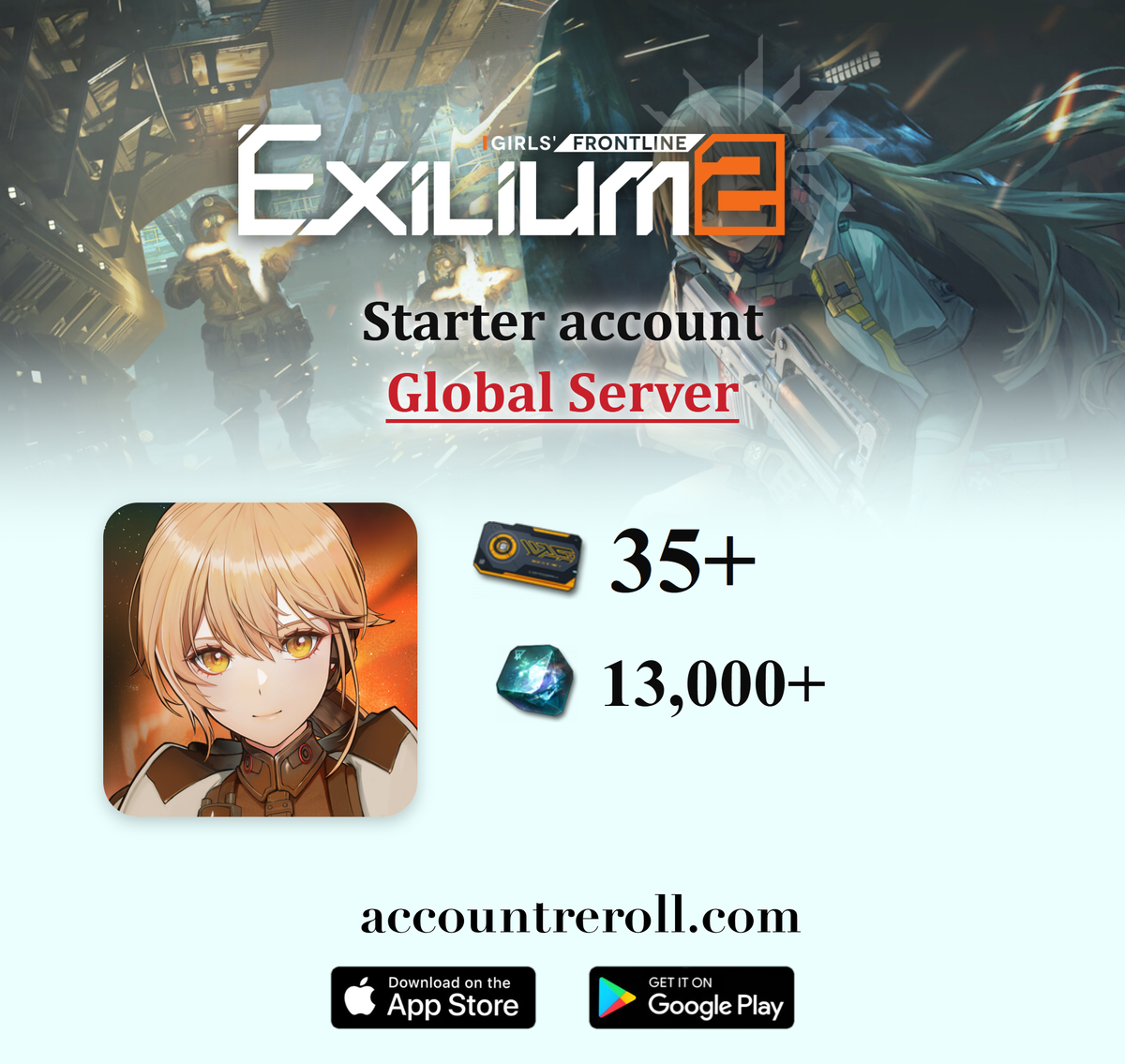Girls' Frontline 2: Exilium Starter Account with Resources [Global]