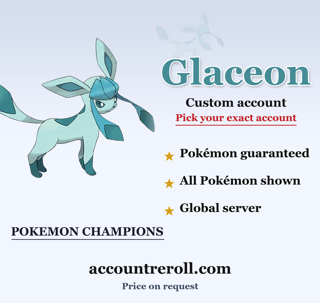 Glaceon Pokemon Champions Custom Account
