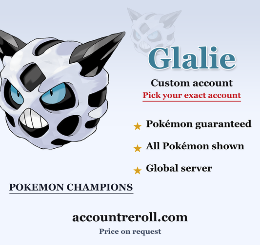 Glalie Pokemon Champions Custom Account