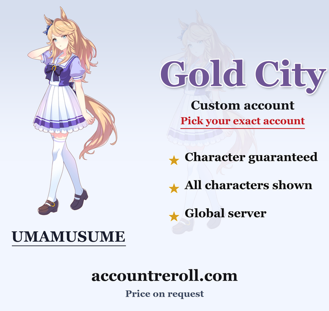 Gold City Umamusume Custom Account