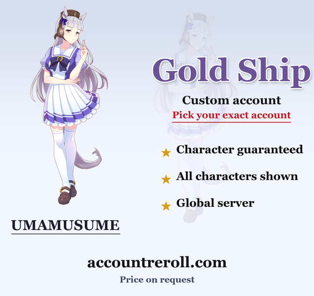 Gold Ship Umamusume Custom Account