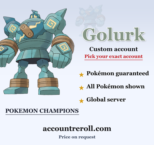 Golurk Pokemon Champions Custom Account