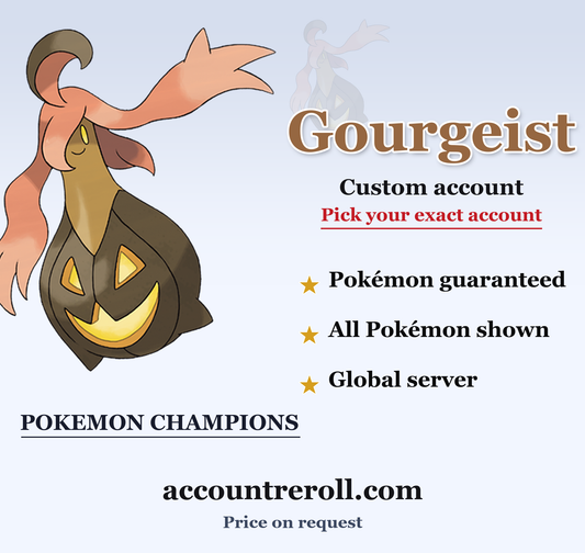 Gourgeist Pokemon Champions Custom Account