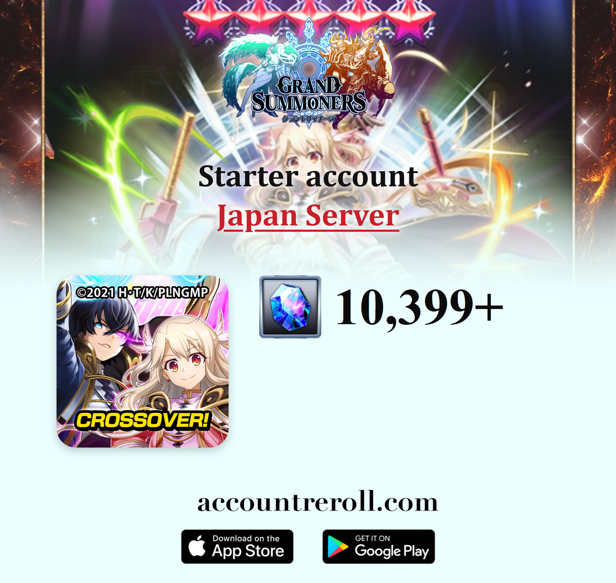Grand Summoners Starter Account with Resources [Japan]