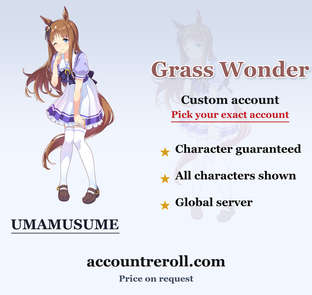 Grass Wonder Umamusume Custom Account