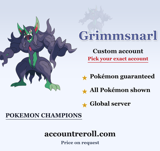 Grimmsnarl Pokemon Champions Custom Account