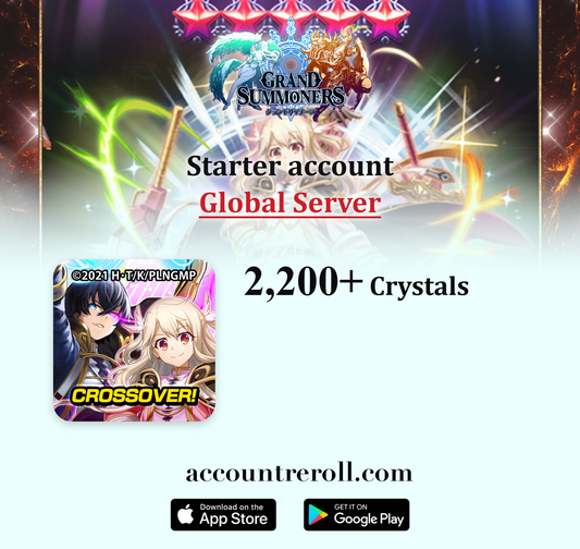 Grand Summoners Starter Account with Crystals [Global]