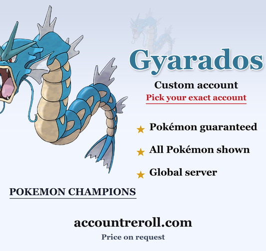 Gyarados Pokemon Champions Custom Account