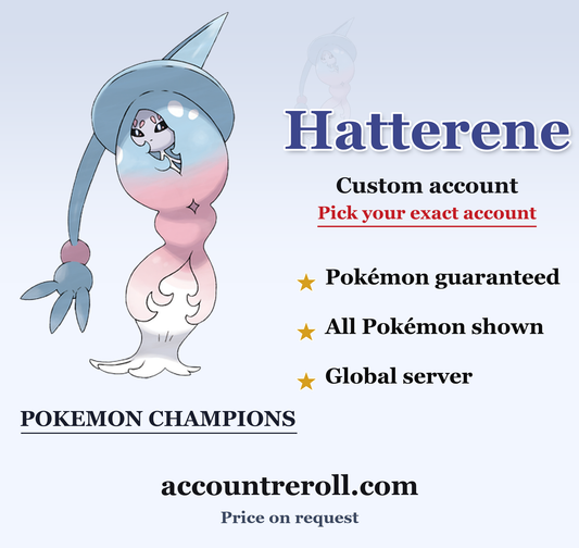 Hatterene Pokemon Champions Custom Account