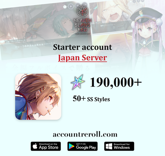 Heaven Burns Red Starter Account with Quartz [Japan]