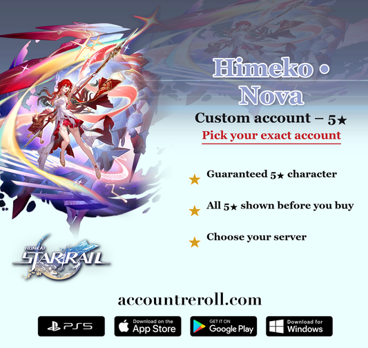 Himeko • Nova Honkai Star Rail Custom Account