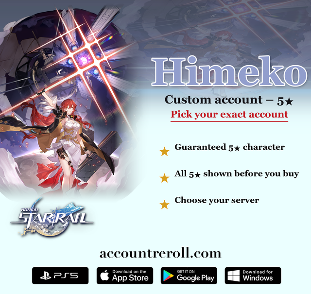 Himeko Honkai Star Rail Custom Account