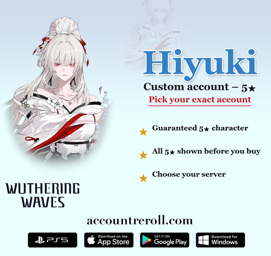 Hiyuki Wuthering Waves Custom Account