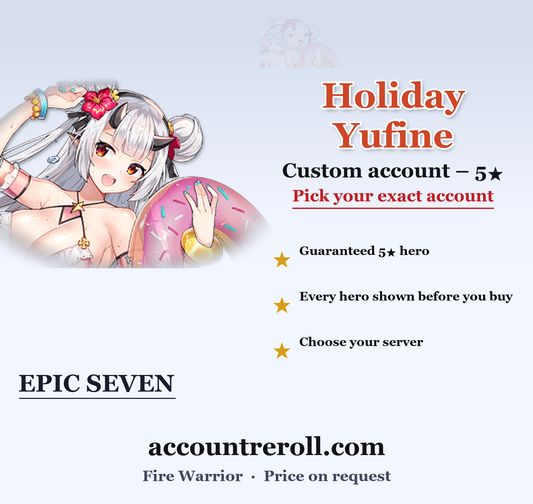 Holiday Yufine Epic Seven Custom Account