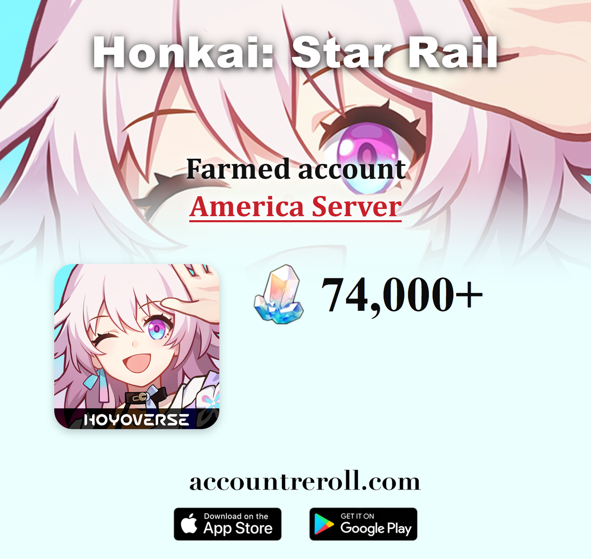 Honkai: Star Rail Farmed Account with Resources [America]