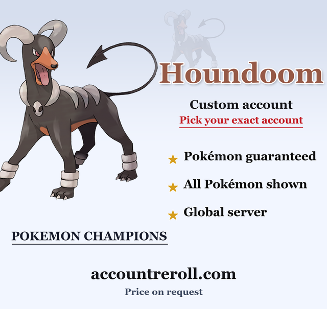 Houndoom Pokemon Champions Custom Account