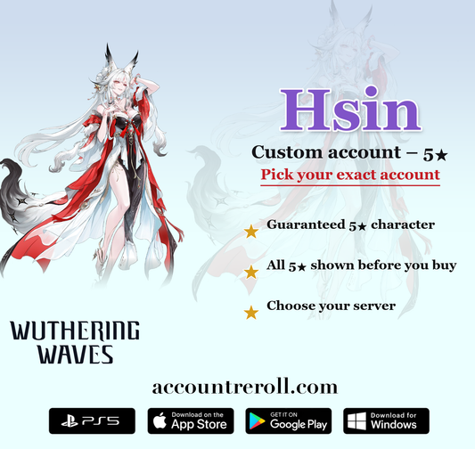 Hsin Wuthering Waves Custom Account