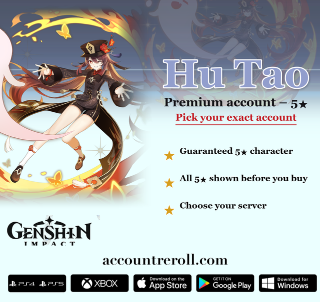Hu Tao Genshin Impact Premium Custom Account