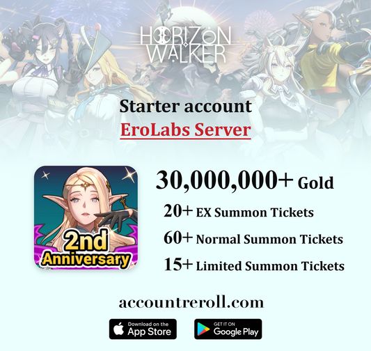 Horizon Walker Starter Account with Summon Tickets [EroLabs]