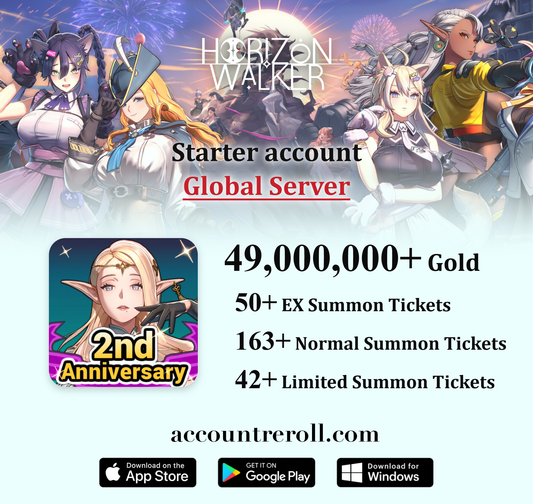 Horizon Walker Starter Account with Summon Tickets [Global]