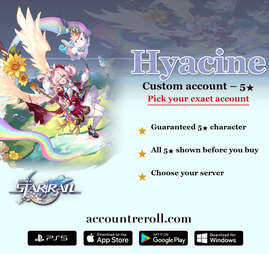 Hyacine Honkai Star Rail Custom Account