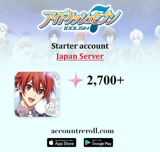 IDOLiSH7 Starter Account with Stellar Stones [Japan]