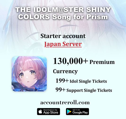 THE IDOLM@STER SHINY COLORS Song for Prism Starter Account [Japan]