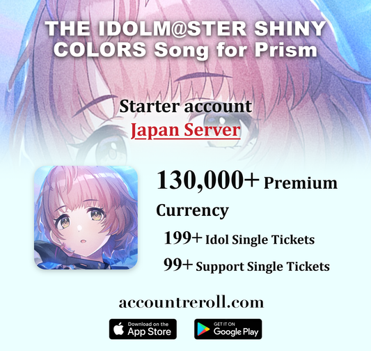 THE IDOLM@STER SHINY COLORS Song for Prism Starter Account [Japan]