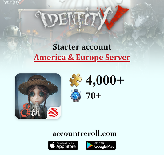 Identity V Starter Account with Clues [America & Europe]