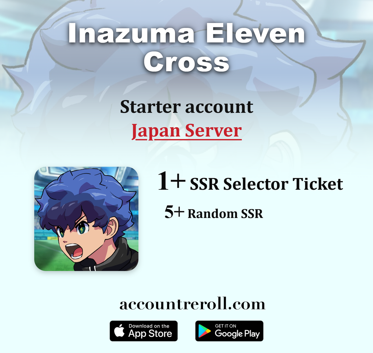 Inazuma Eleven Cross Starter Account [Japan]