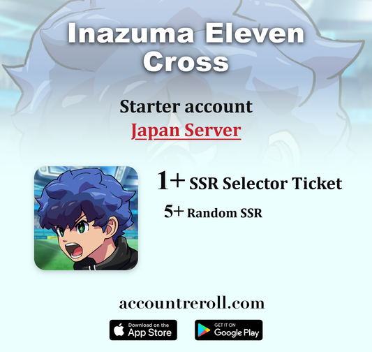 Inazuma Eleven Cross Starter Account [Japan]