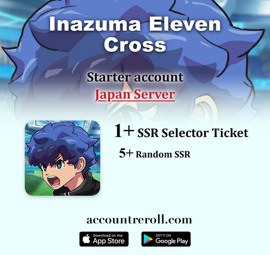 Inazuma Eleven Cross Starter Account [Japan]
