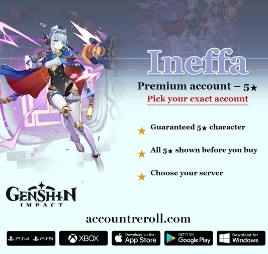 Ineffa Genshin Impact Premium Custom Account