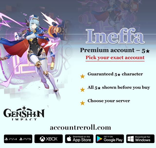 Ineffa Genshin Impact Premium Custom Account